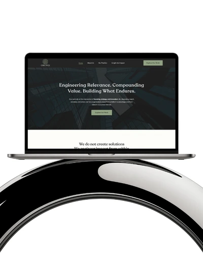 hero section mockup-screen of orro-wox-website